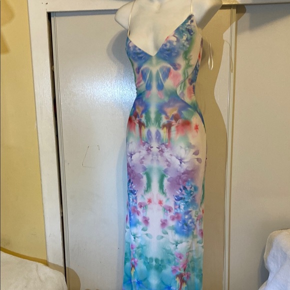 AFRM Dresses & Skirts - Afrm dress. Size small.colors blue and mint